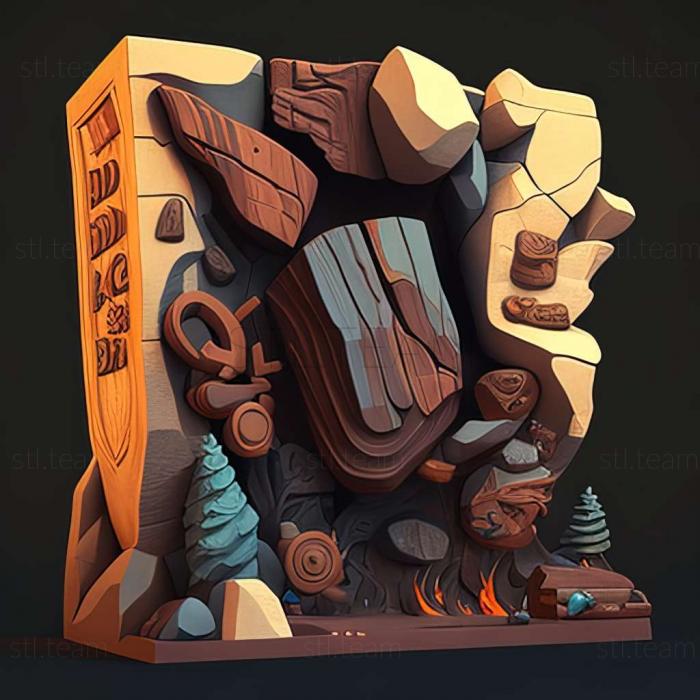 3D model Rock of Ages 2 Bigger Boulder game (STL)
